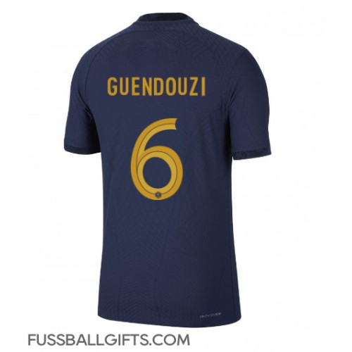 Frankreich Matteo Guendouzi #6 Fußballbekleidung Heimtrikot WM 2022 Kurzarm